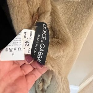 Dolce & Gabbana Suede and Shearling Jacket